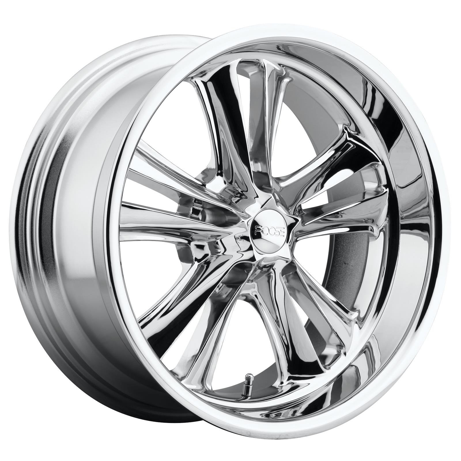 Foose Wheels F09717806145 Knuckle Wheel, 17x8, Chrome Plated