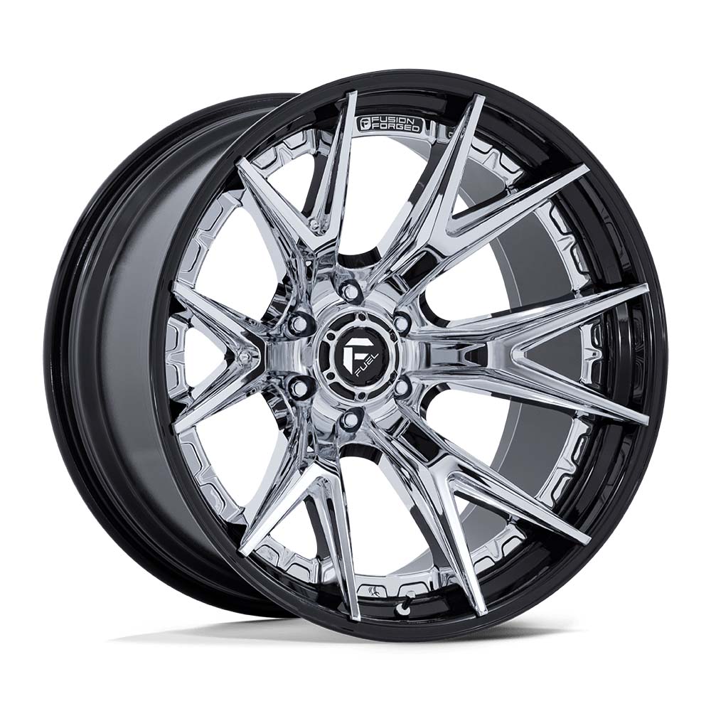 Fuel Off-Road FC402PB24126844N Catalyst Wheel, 24x12, Chrome