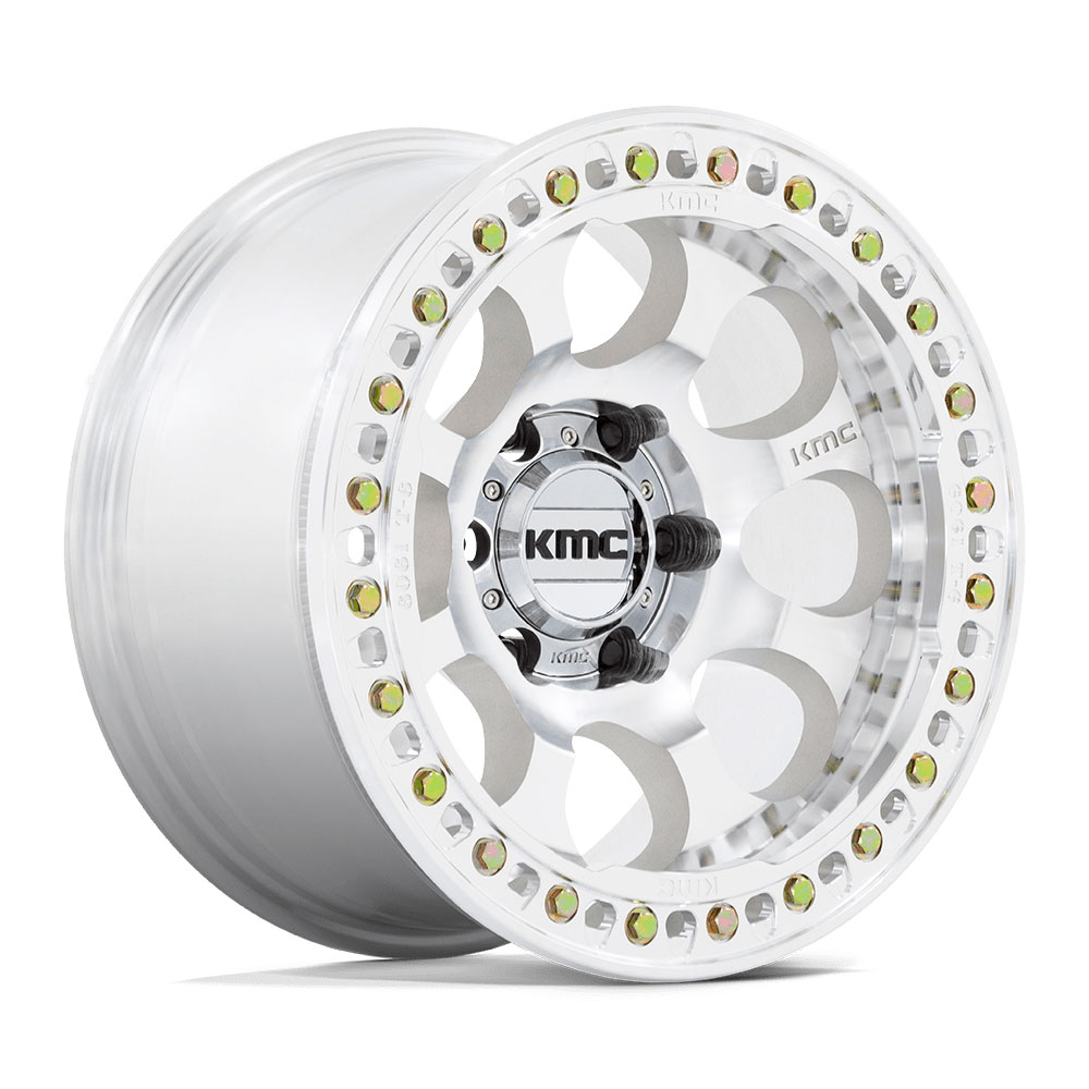 KMC KM237DX17856300 KM237 Riot Beadlock Wheel, 17X8.5, Machined