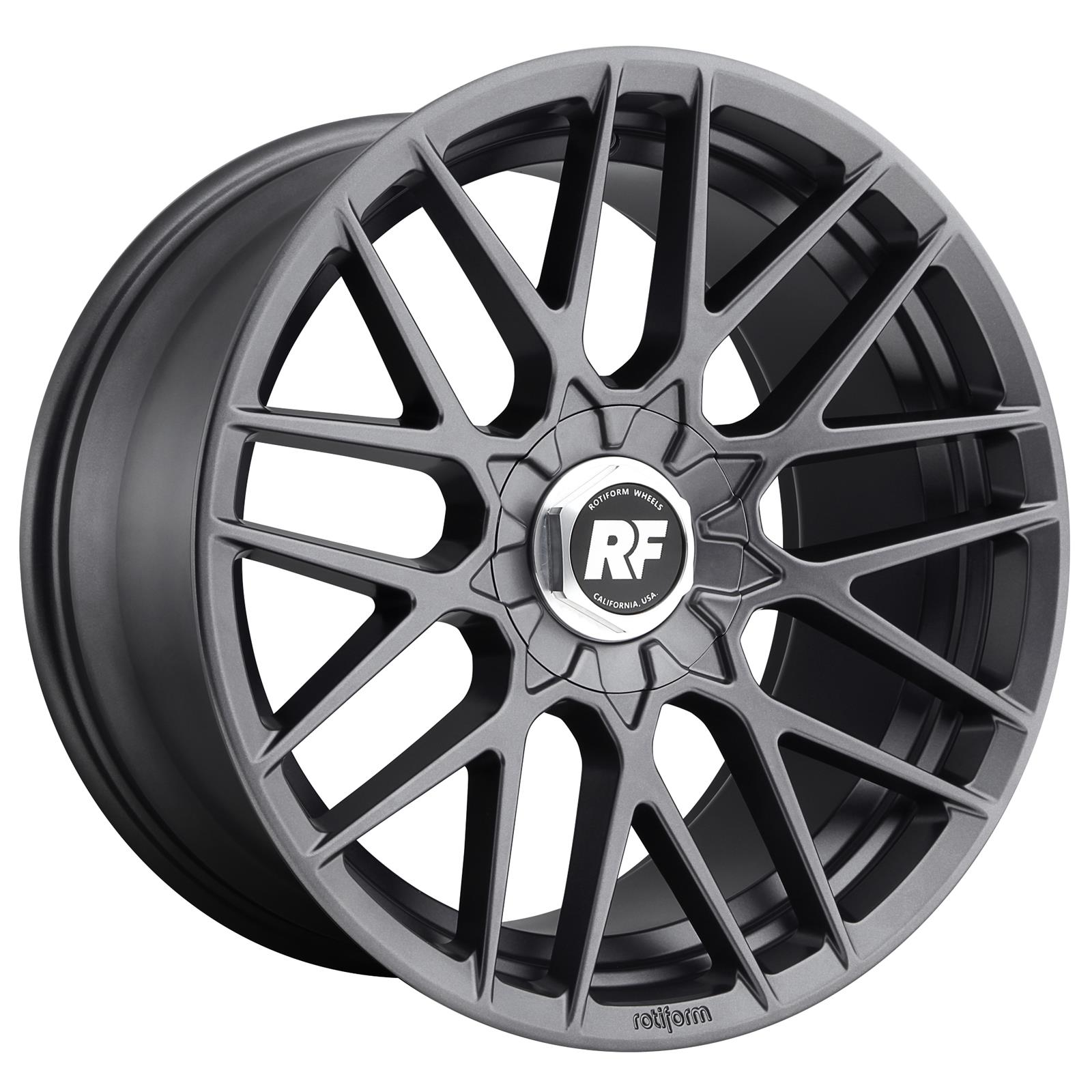 Rotiform RSE Matte Gun Metal Wheel with Painted Finish (19 x 10. inches /5 x 4 inches, 40 mm Offset)
