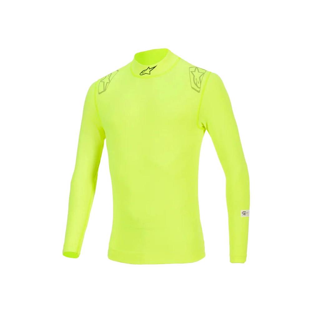 Alpinestars 4750325-55-M/L ZX Evo V3 Top, Long Sleeve Yellow, M/L