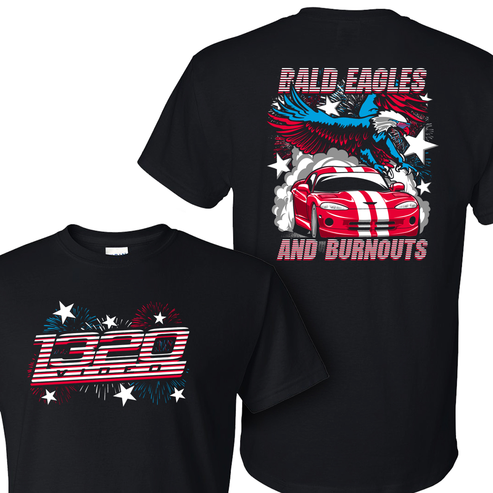1320 Video Bald Eagles And Burnouts T-Shirt