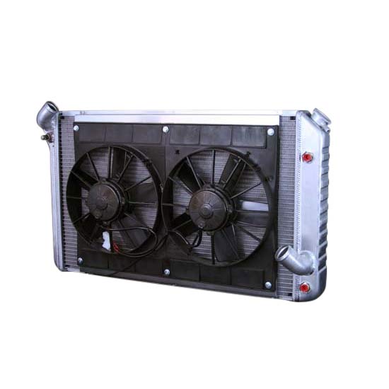 DeWitts® 4139073A 197376 Corvette Radiator Fan Combo, Auto