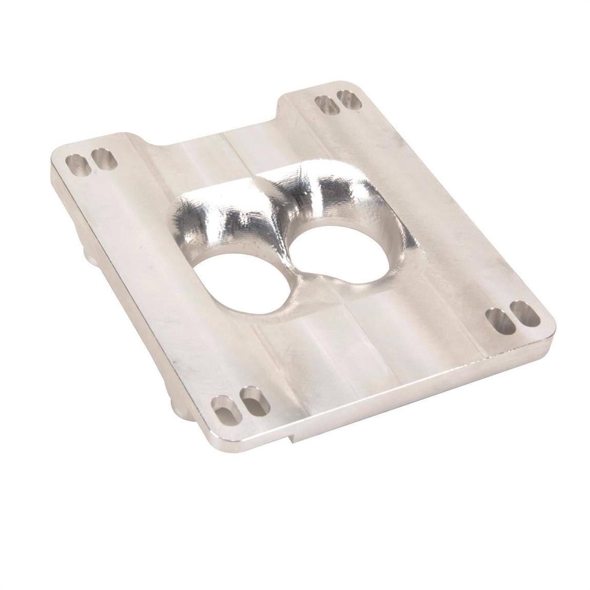 Speedway Billet Holley 2Barrel Carburetor Spacer, Single Plane Intake