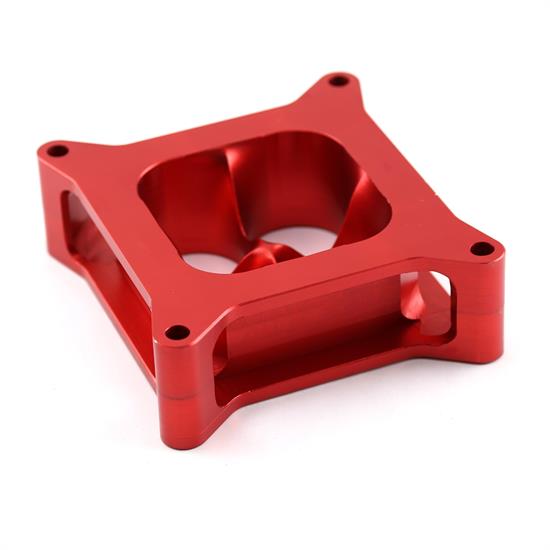 2 Inch Aluminum Carburetor Spacer, Square Bore, 4 Port