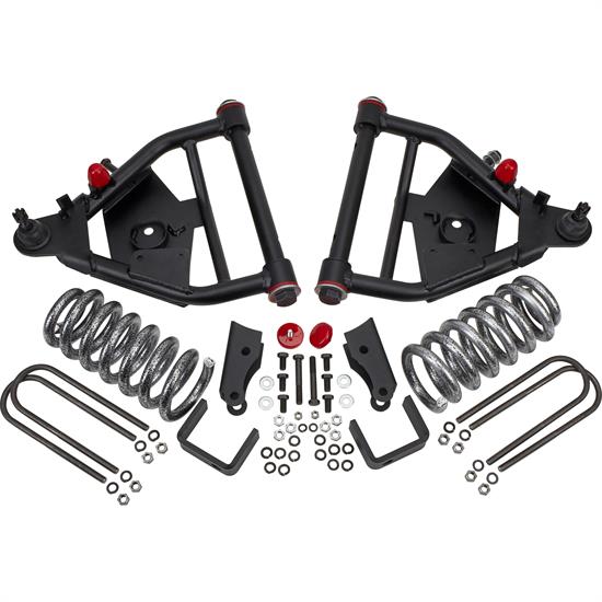 DJM Suspension DJM24565/5 LTD Lowering Kit, 7387 C10, 5/5 Drop