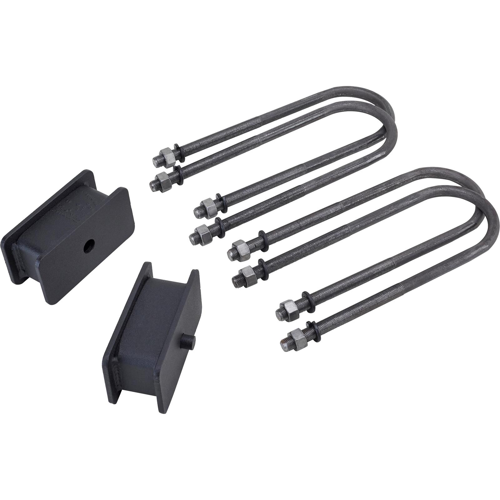 DJM Suspension SB2LK Leaf Spring Lowering Block Kit, 2 Inch Drop