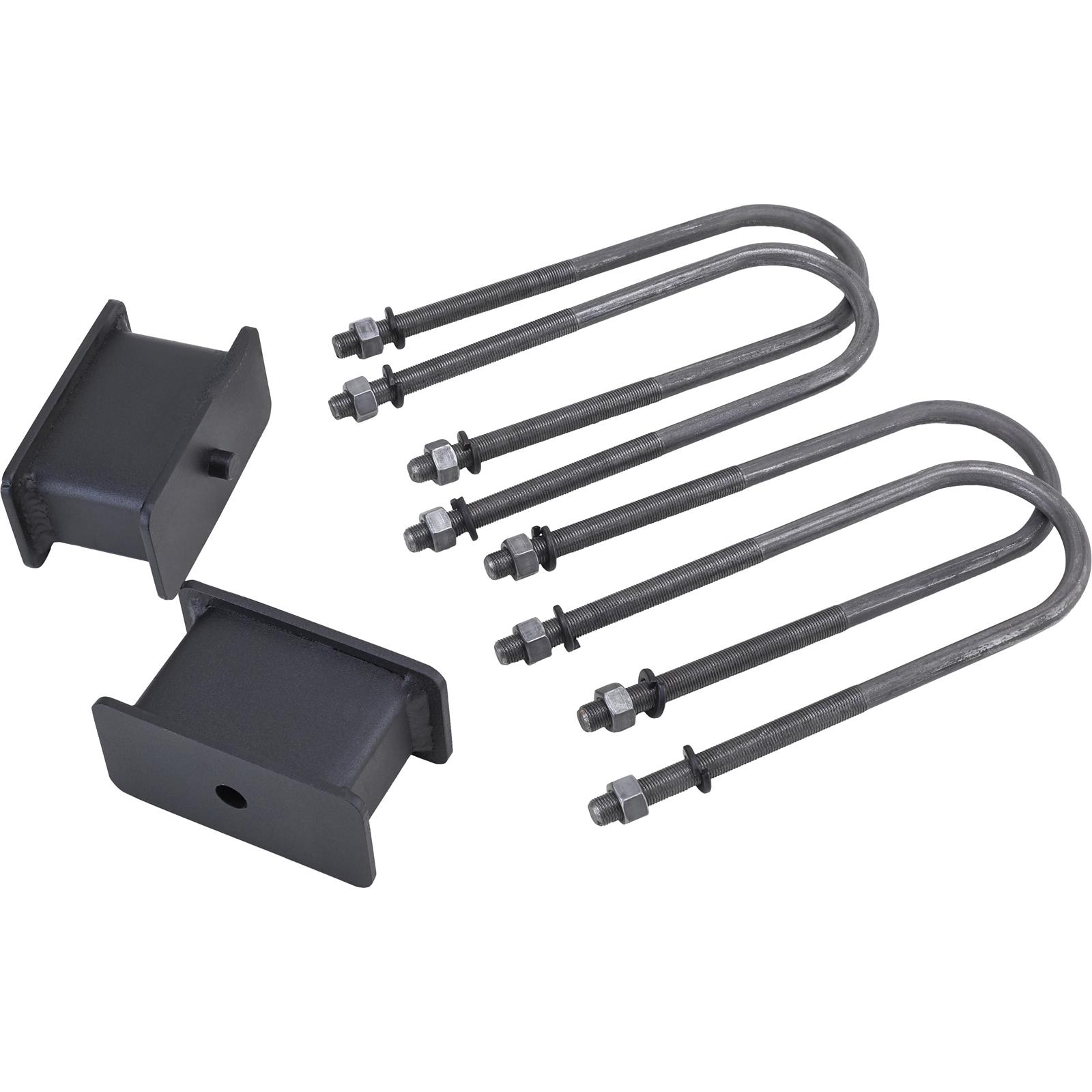 DJM Suspension SB3LK Leaf Spring Lowering Block Kit, 3 Inch Drop