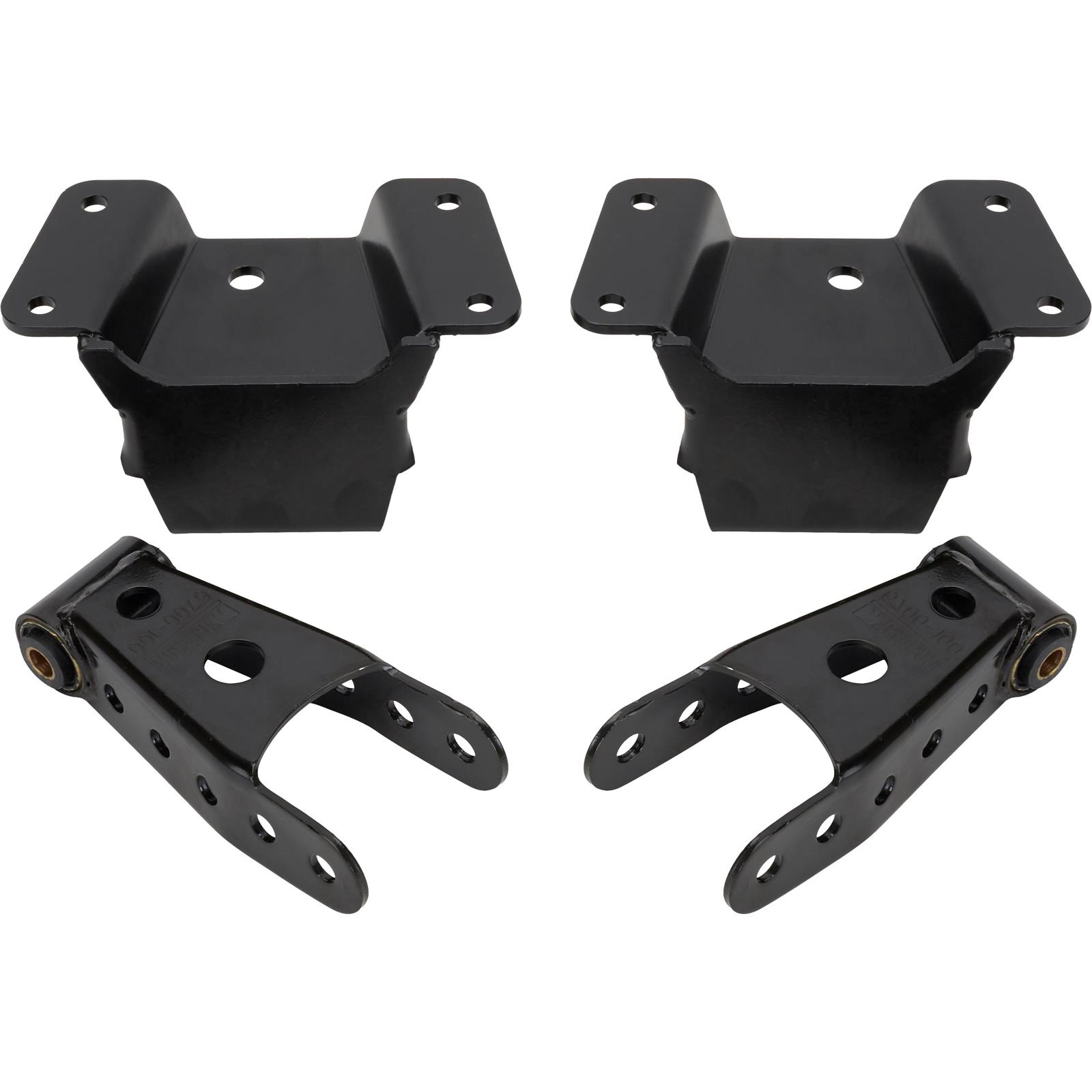 Belltech 6750 Shackle/Hanger Kit, 7591 GM C30 Truck, 4 Inch Drop