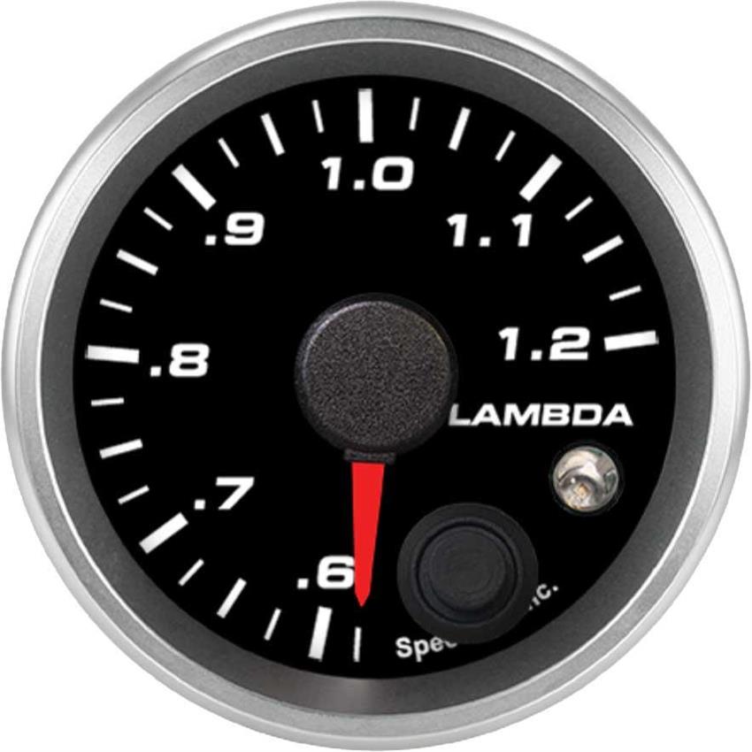 Speedhut 2-1/16" Lambda .6-1.2 Air/Fuel Gauge w/ Warning (R2-WB2-REV)