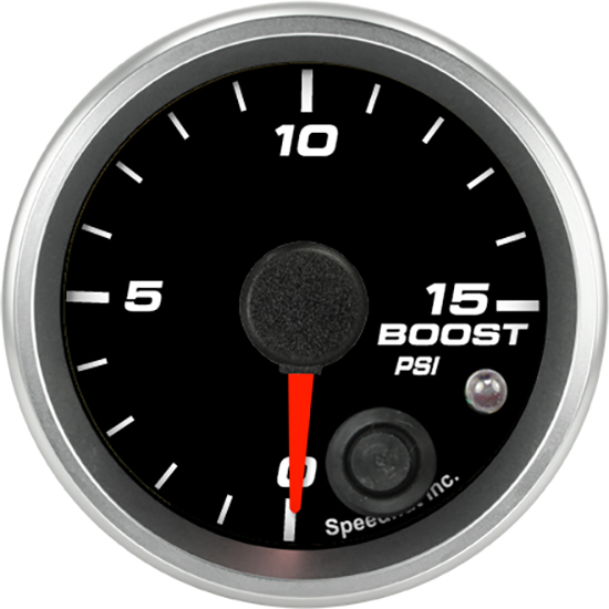 Speedhut 2-1/16" 0-15 PSI Boost Gauge w/ Warning (R2-B2-REV)