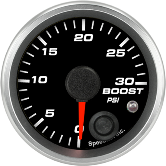 Speedhut 2-1/16" 0-30 PSI Boost Gauge w/ Warning (R2-B4-REV)