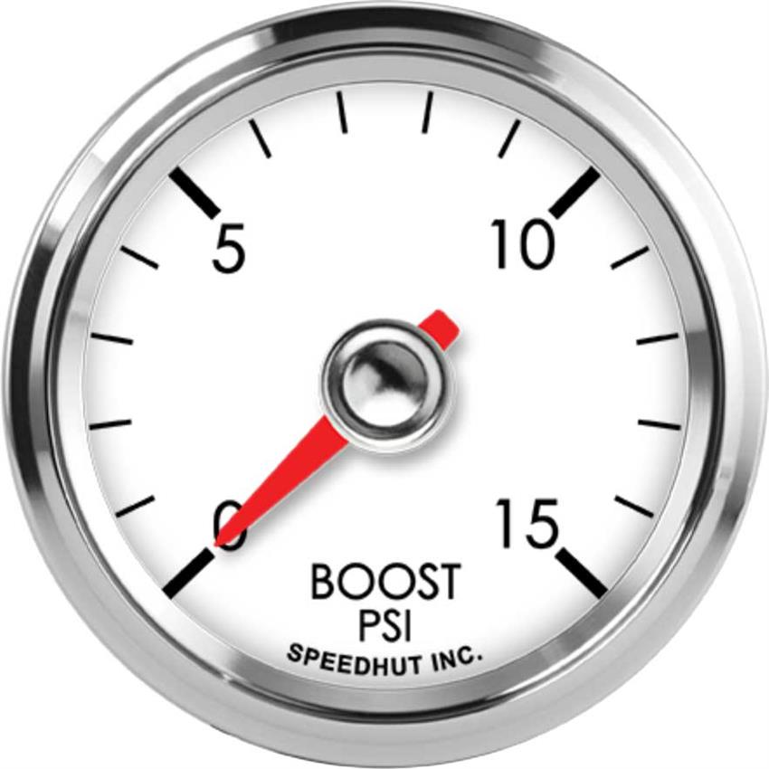 Speedhut 2-1/16" 0-15 PSI Boost Gauge (L2-B2-LEG)