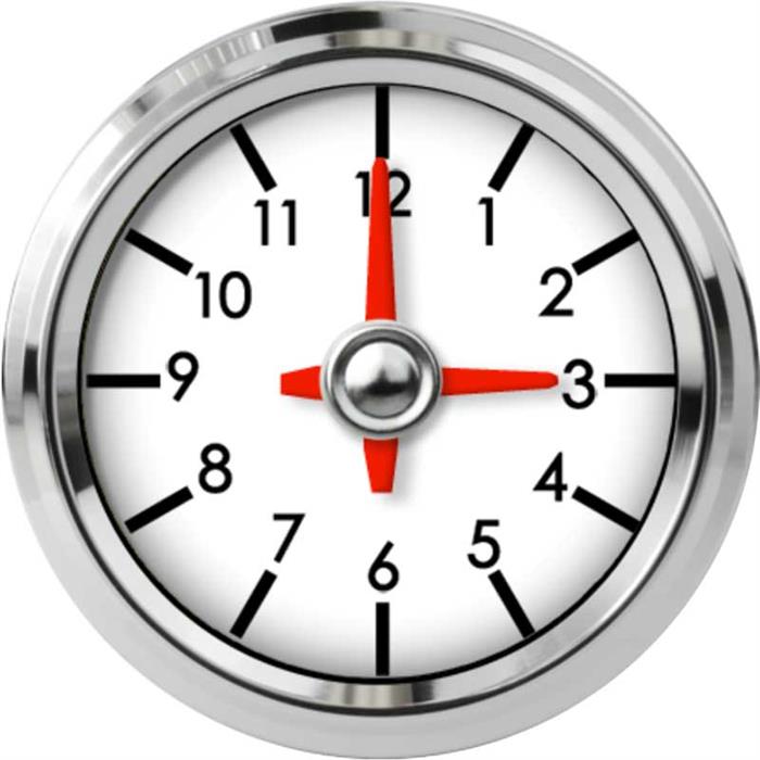 Speedhut 2-1/16" Classic Clock (L2-CK1-LEG)