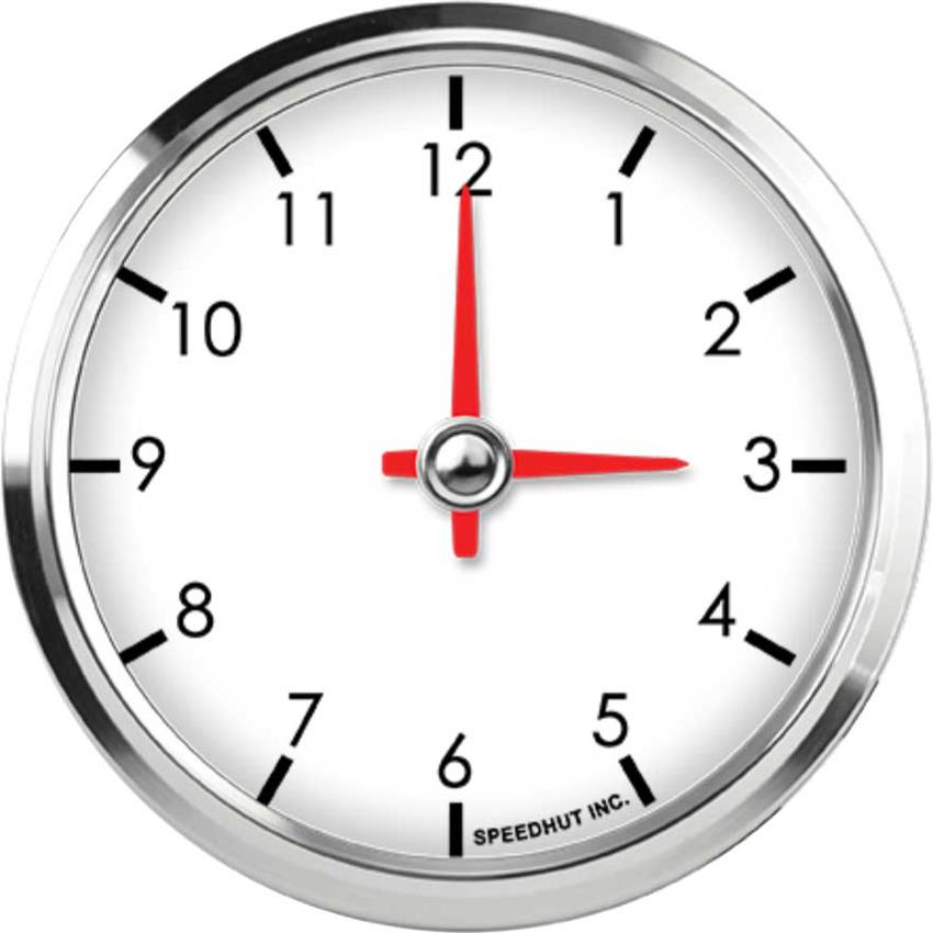 Speedhut 3-3/8" Clock (L3-CK1-LEG)