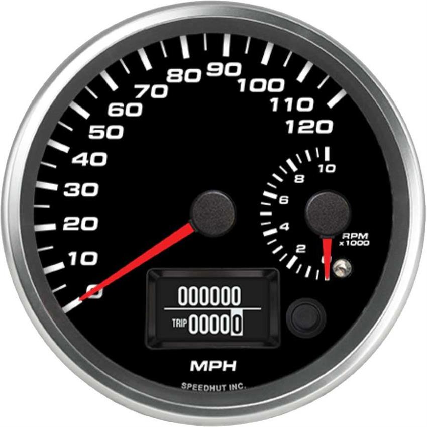 Speedhut 4-1/2" 120mph GPS Speedometer / 10K Tachometer (R45-DS16-REV)