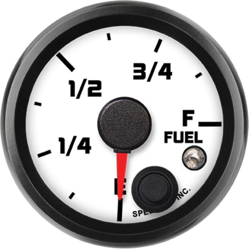 Speedhut 2-1/16" Street XL Programmable Fuel Level w/Warn (R2-FL1-SXL)