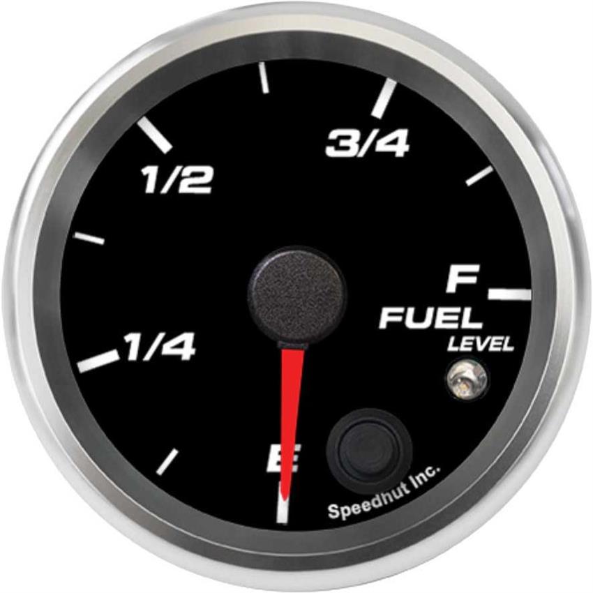 Speedhut 2-5/8" Programmable Fuel Level Gauge w/ Warning (R25-FL1-REV)