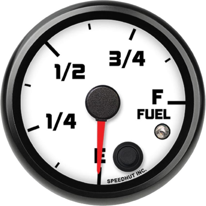 Speedhut 2-5/8" Street XL Programmable Fuel Level w/Warn (R25-FL1-SXL)