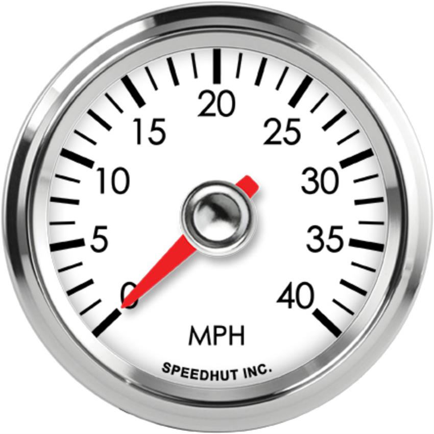 Speedhut 2-1/16" 40 mph GPS Speedometer (R2-S23-LEG)