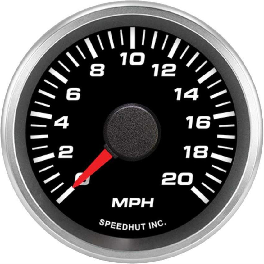 Speedhut 2-1/16" 20 mph GPS Speedometer (R2-S6-REV)