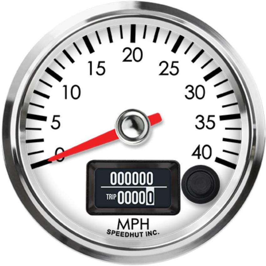 Speedhut 2-5/8" 40 mph GPS Speedometer (R25-S23-LEG)