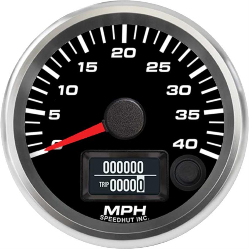 Speedhut 2-5/8" 40 mph GPS Speedometer (R25-S23-REV)