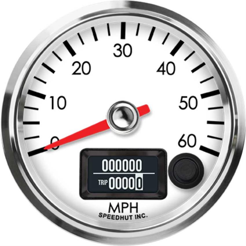 Speedhut 2-5/8" 60 mph GPS Speedometer (R25-S7-LEG)