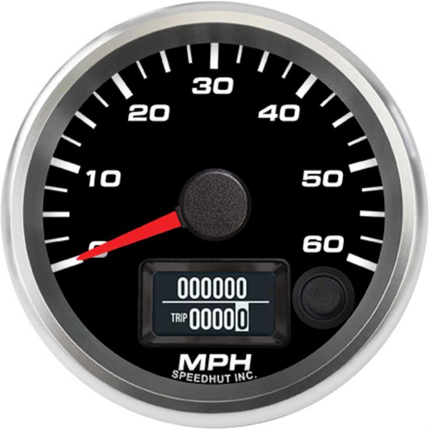 Speedhut 2-5/8" 60 mph GPS Speedometer (R25-S7-REV)