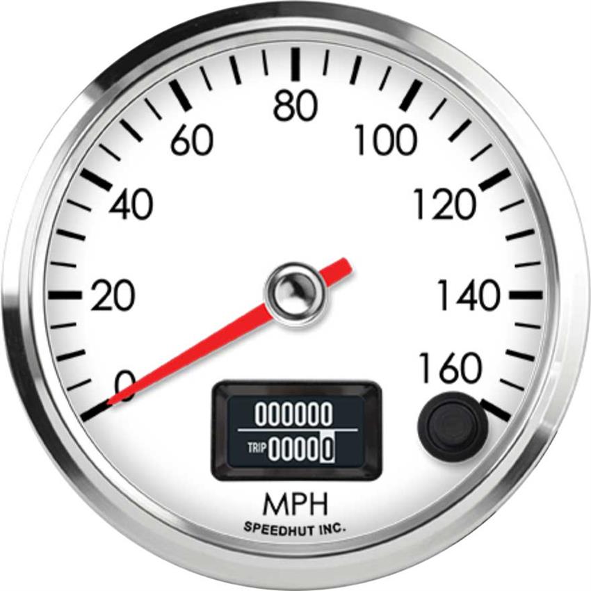 Speedhut 3-3/8" 160 mph GPS Speedometer (R3-S3-LEG)