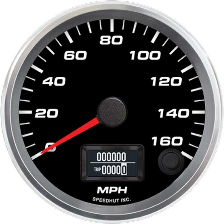 Speedhut 3-3/8" 160 mph GPS Speedometer (R3-S3-REV)
