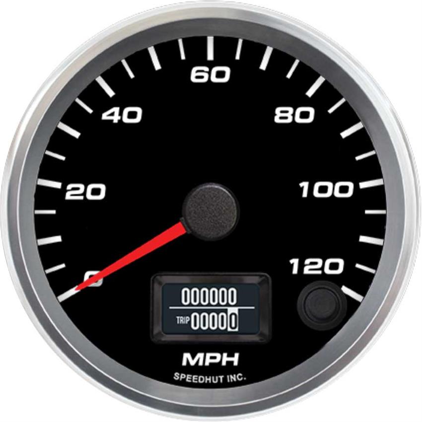 Speedhut 3-3/8" 120 mph GPS Speedometer (R3-S1-REV)