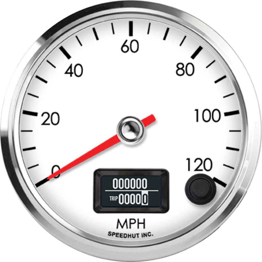 Speedhut 3-3/8" 120mph Programmable Speedometer (R3-S10-LEG)
