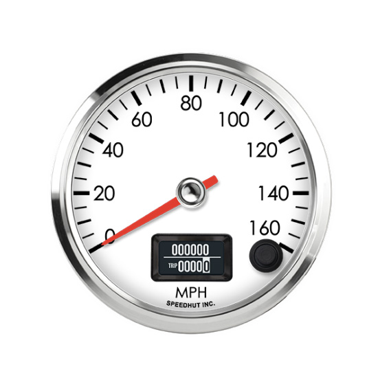 Speedhut 3-3/8" 160mph Programmable Speedometer (R3-S12-LEG)