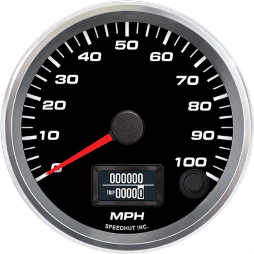 Speedhut 3-3/8" 100 mph GPS Speedometer (R3-S19-REV)