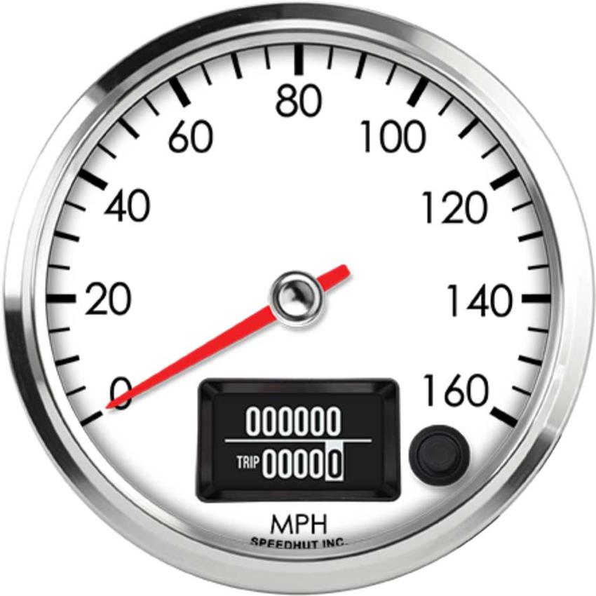 Speedhut 4" 160 mph GPS Speedometer (R4-S3-LEG)