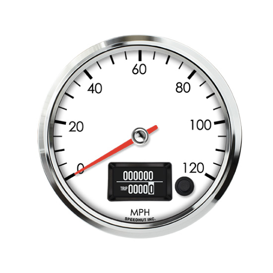 Speedhut 4-1/2" 120 mph Programmable Speedometer (R45-S10-LEG)