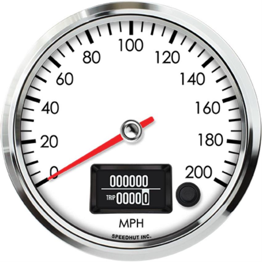 Speedhut 4-1/2" 200 mph GPS Speedometer (R45-S16-LEG)