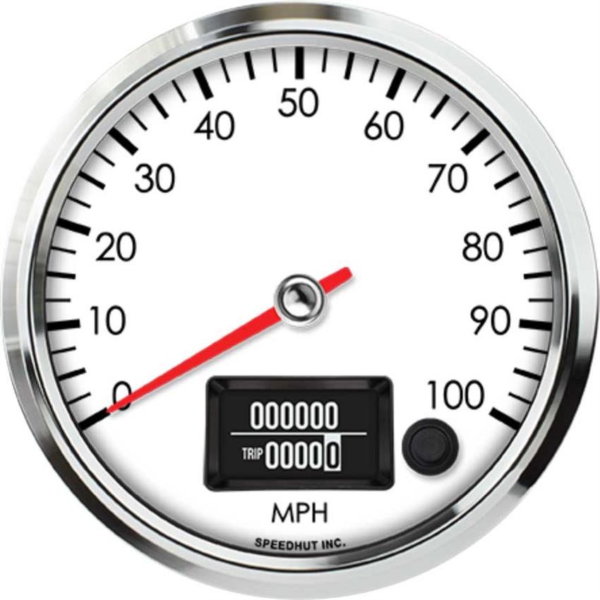 Speedhut 4-1/2" 100 mph GPS Speedometer (R45-S19-LEG)
