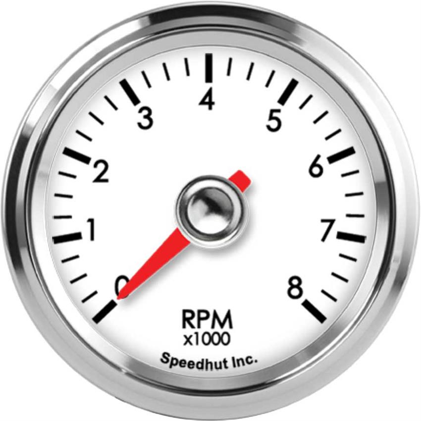 Speedhut 2-1/16" 8K RPM Tachometer (L2-TC3-LEG)