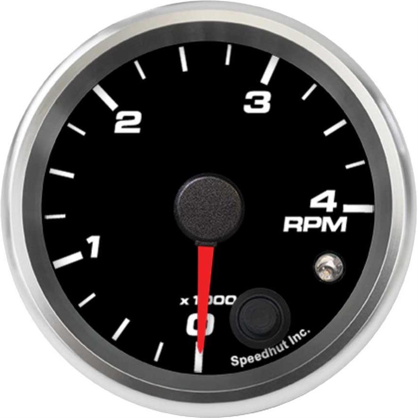 Speedhut 2-5/8" 4K RPM Shift-light Tachometer (R25-TC1-REV)