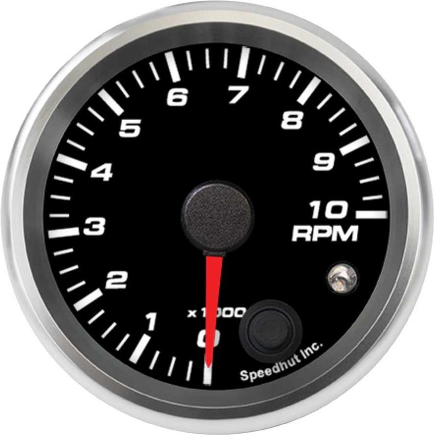 Speedhut 2-5/8" 10K RPM Shift-light Tachometer (R25-TC4-REV)