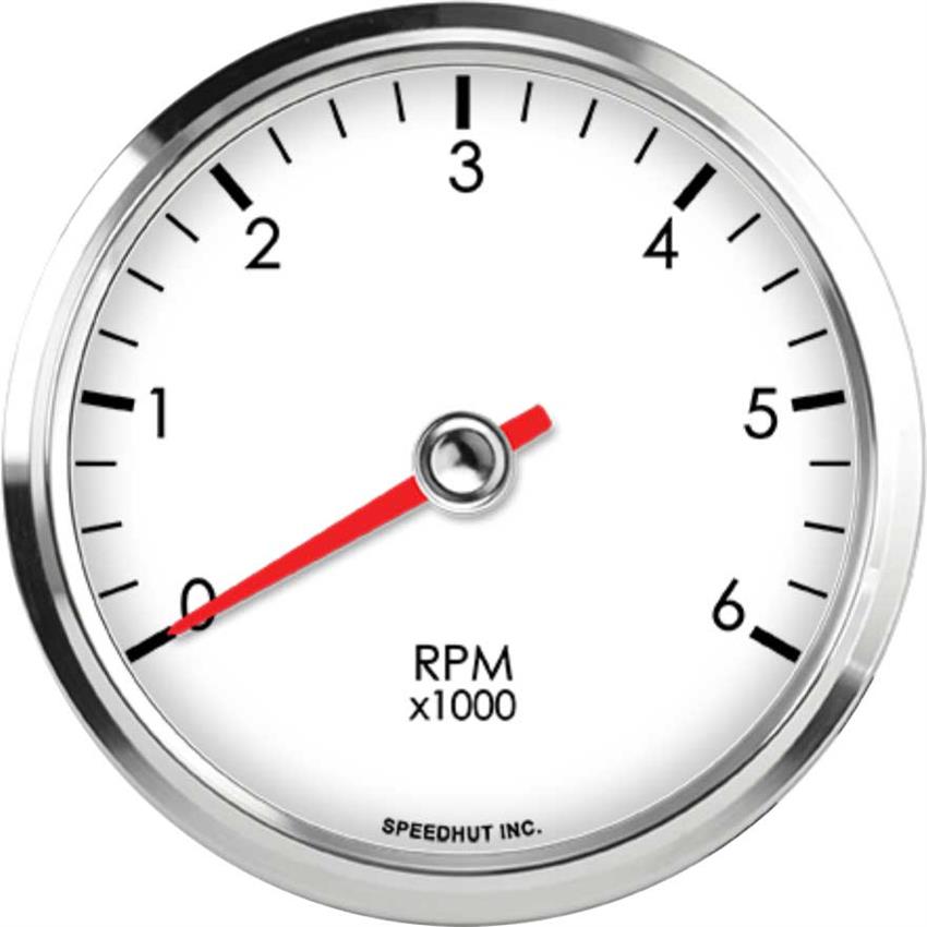 Speedhut 3-3/8" 6K RPM Tachometer (L3-TC2-LEG)
