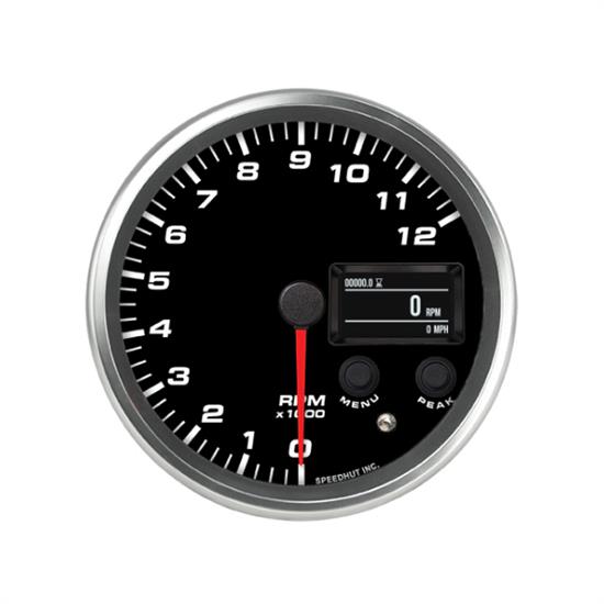 Speedhut 4-1/2" 12K PM/DM Playback Tachometer (R45-TCR3-REV)