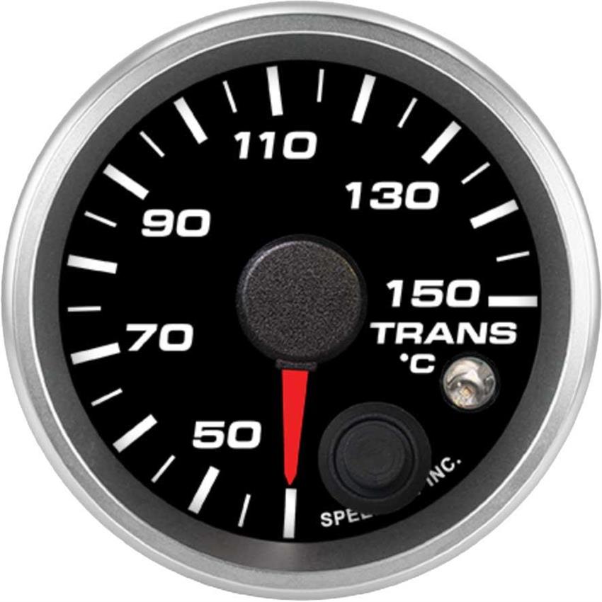 Speedhut 2-1/16" 40-150C Trans Temp Gauge w/ Warning (R2-TT3-REV)