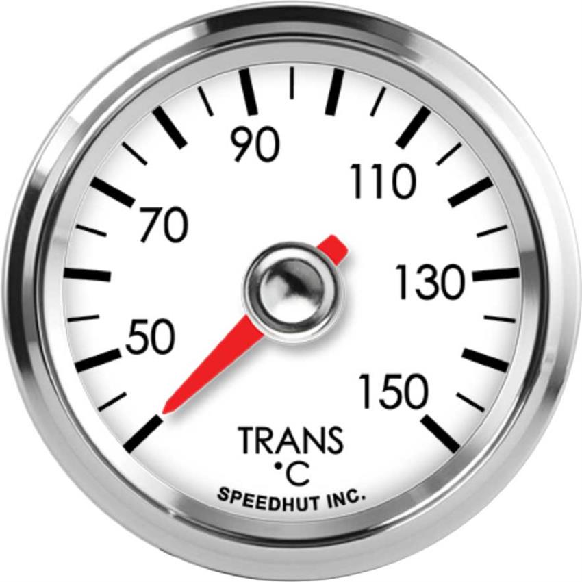 Speedhut 2-1/16" 40-150C Trans Temp Gauge (L2-TT3-LEG)