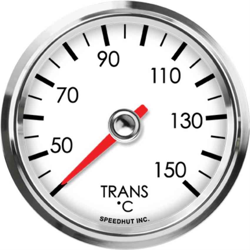 Speedhut 2-5/8" 40-150C Trans Temp Gauge (L25-TT3-LEG)