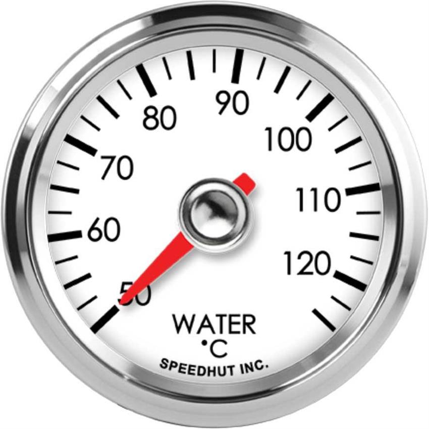 Speedhut 2-1/16" 50-125C Water Temp Gauge (L2-WT2-LEG)