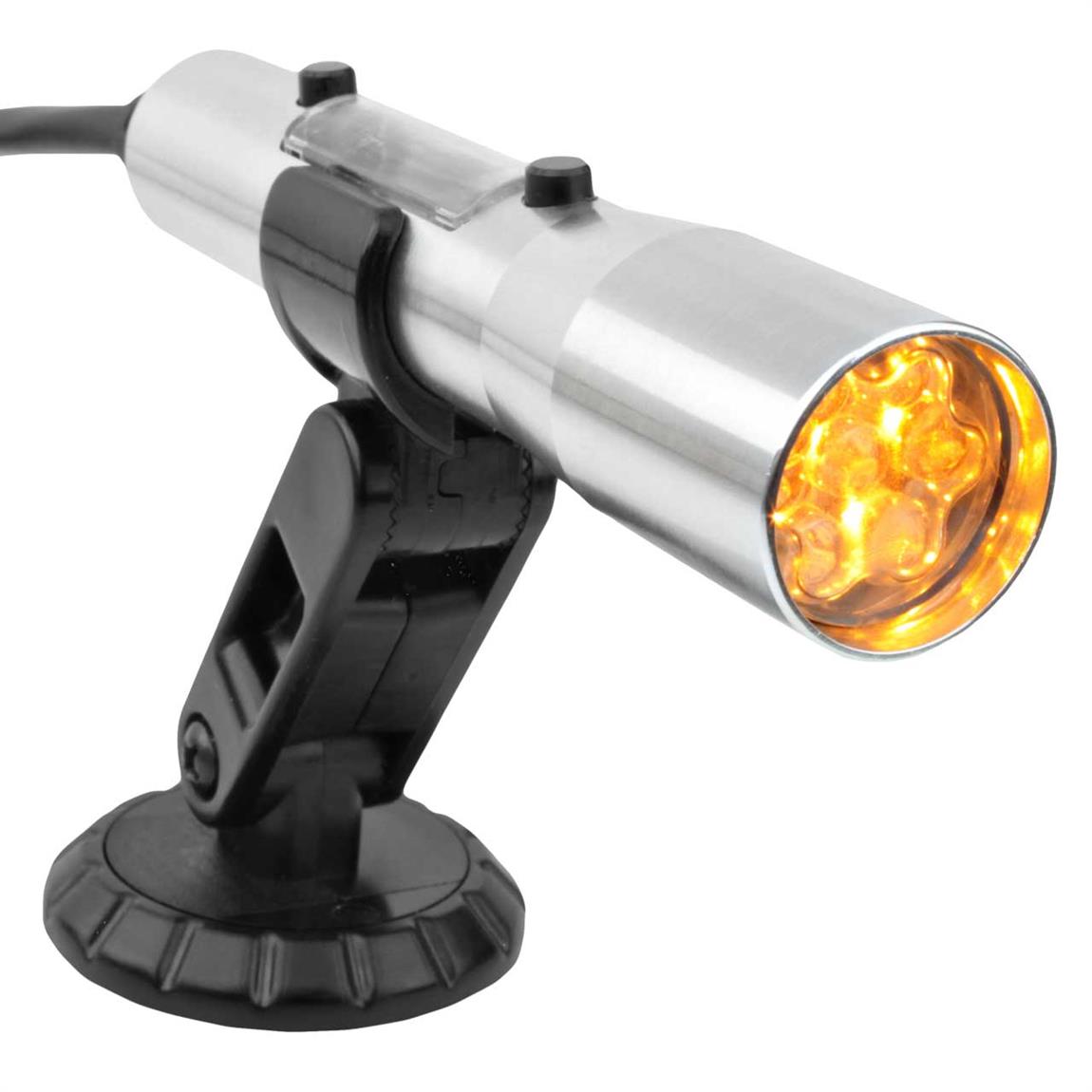 Speedhut Yellow LEDs Silver Tube SST-MAX OBDII Shift Light (A-269)