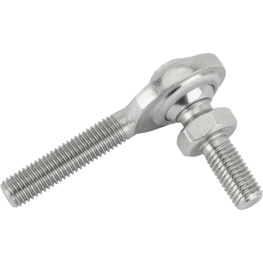 Steel 1/4 Inch RH Male Heim Joint Rod Ends with Stud Steel 1/4 Inch RH Male Heim Joint Rod Ends with Stud